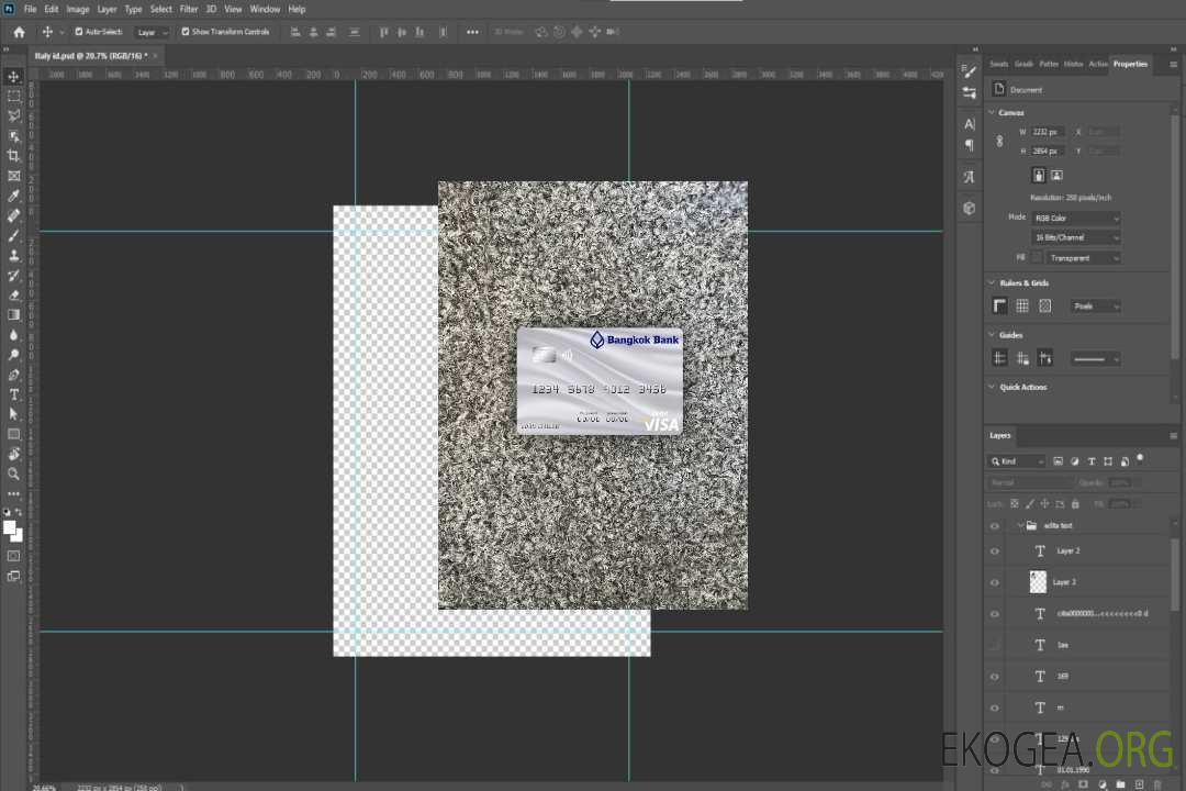 Thaïlande Bangkok Bank visa carte de débit gris photolook avant template Thaïlande Bangkok Bank visa carte de débit gris photolook avant template